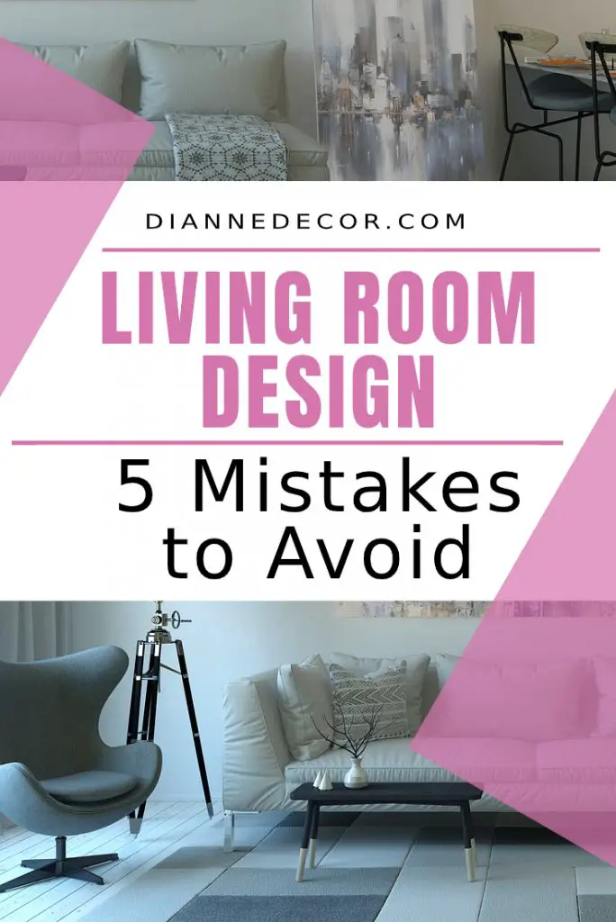 Living Room Design - Mistakes to Avoid
