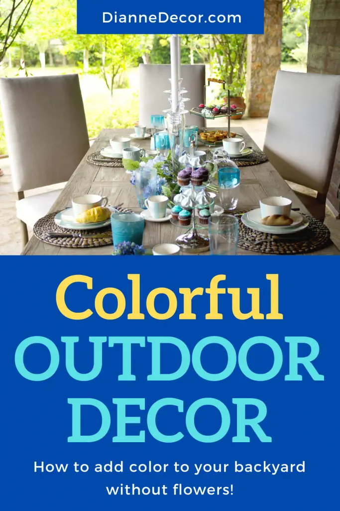 colorful outdoor decor ideas