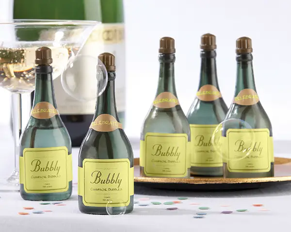 Champagne Bottle Bubble Favors