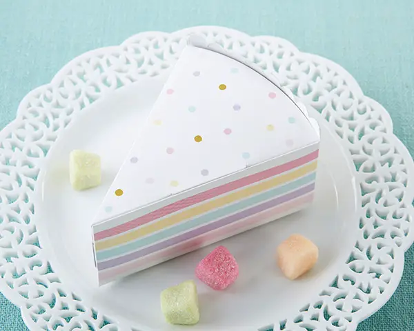 Cake Slice Favor Box