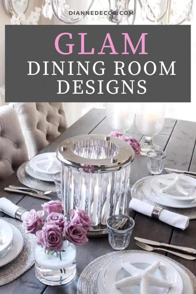 glam dining room design ideas