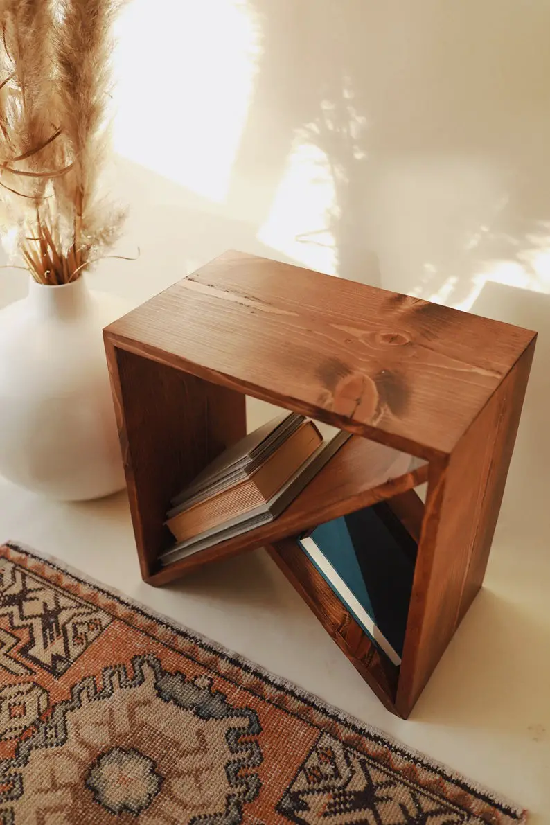 modern masculine nightstand