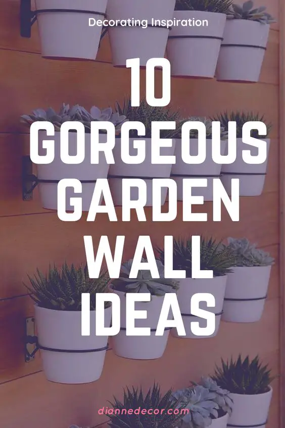 10 Very Pretty Vertical Garden Walls