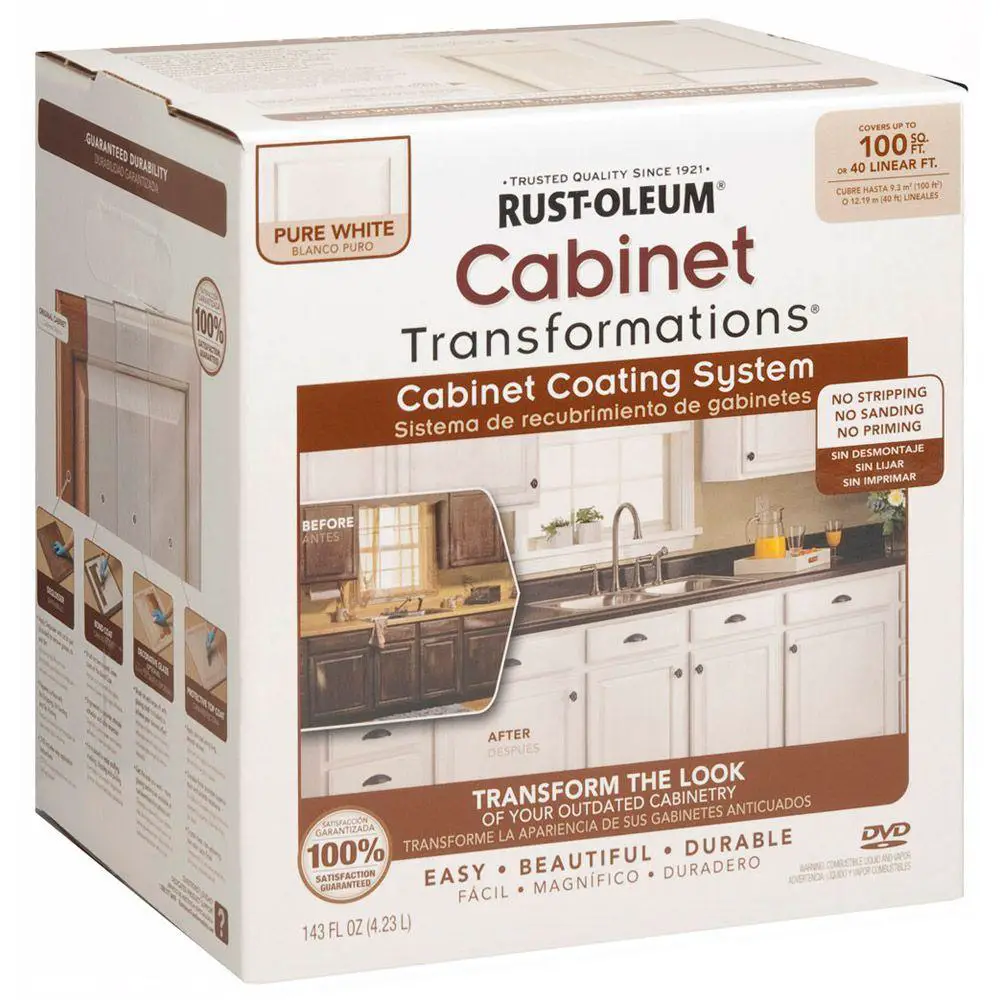 rust-oleum cabinet transformations