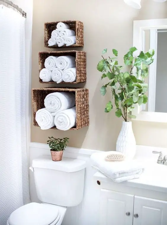To Display Bath Towels, How To Decorate My Bathroom Towels