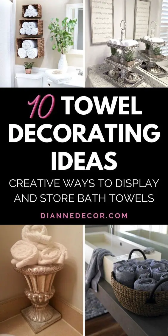 10 Decorative Ways to Display & Store Bath Towels