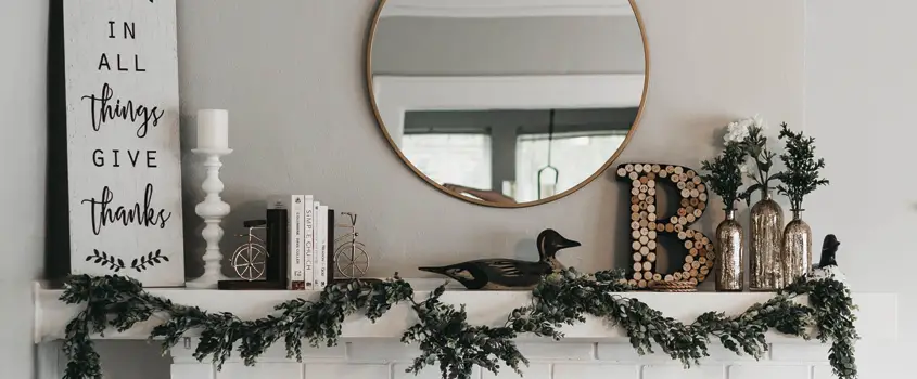 The Secret Recipe To The Perfect Fall Mantel