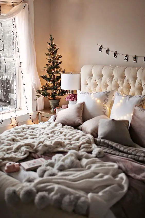 winter bedroom