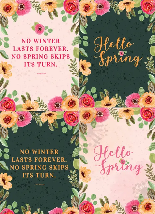 Free Spring Printable Wall Art