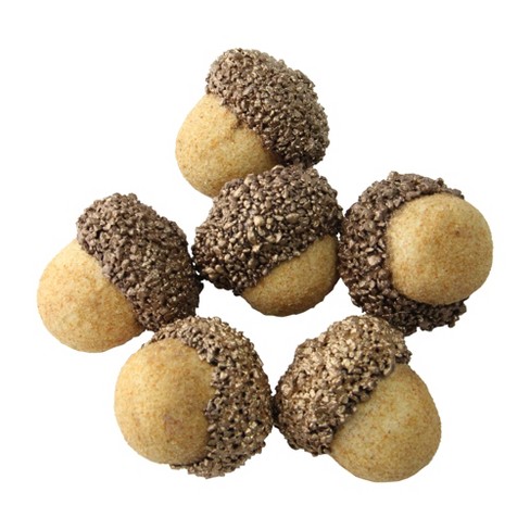 Northlight Set of 6 Gold Topped Acorns - Target