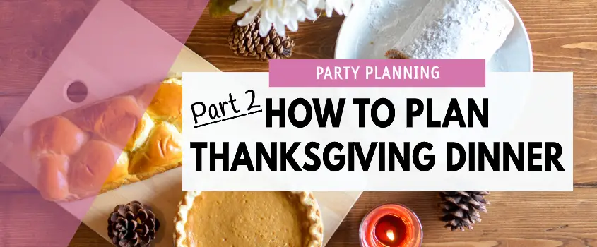 how to plan thanksgiving dinner