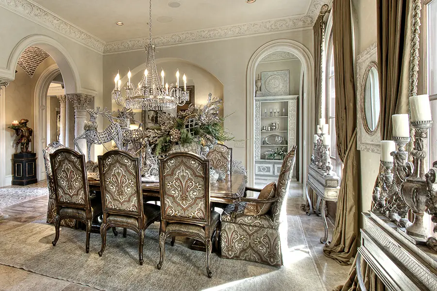 opulent dining room
