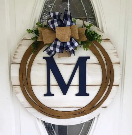 front door wreath all year round