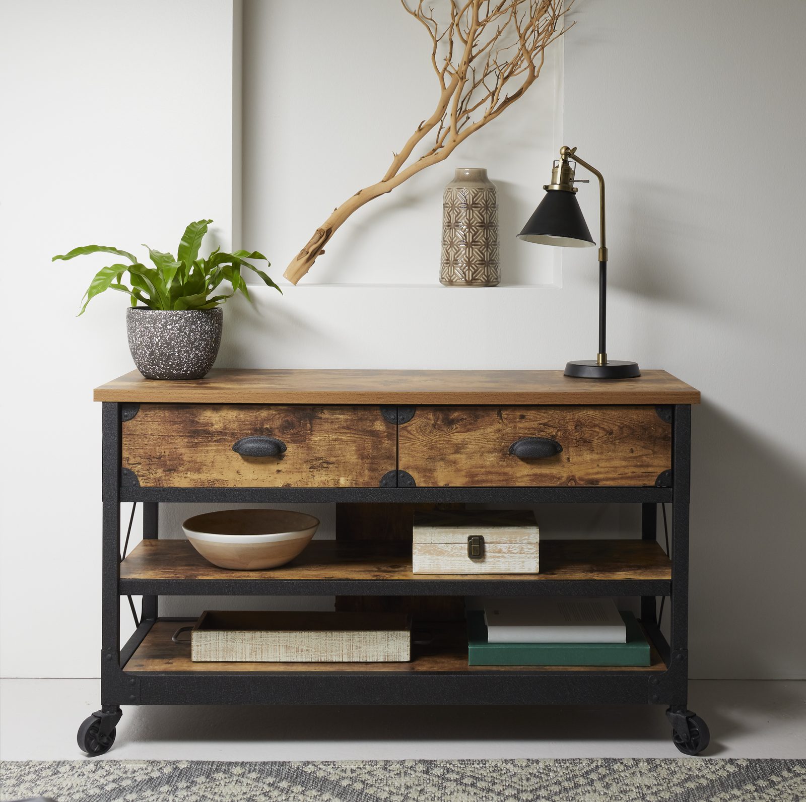 bhg Rustic Country TV Stand