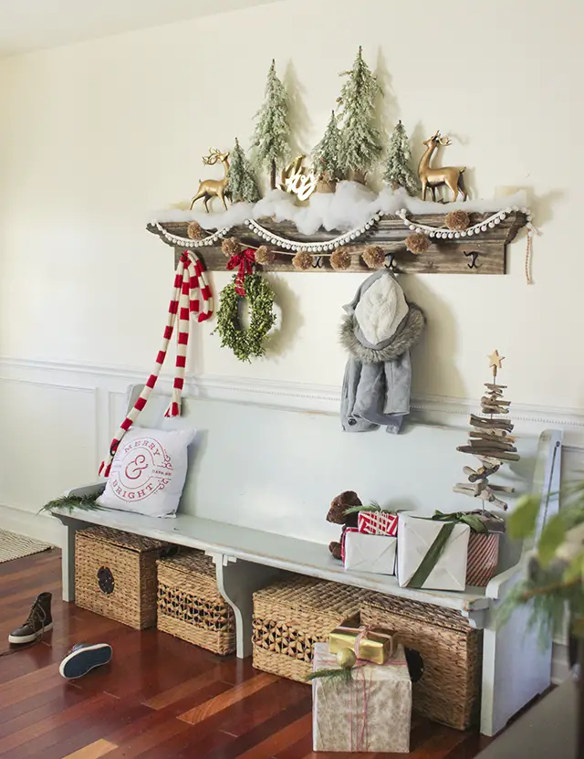 mantel no fireplace