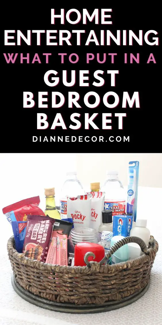 What To Put In A Guest Room Basket