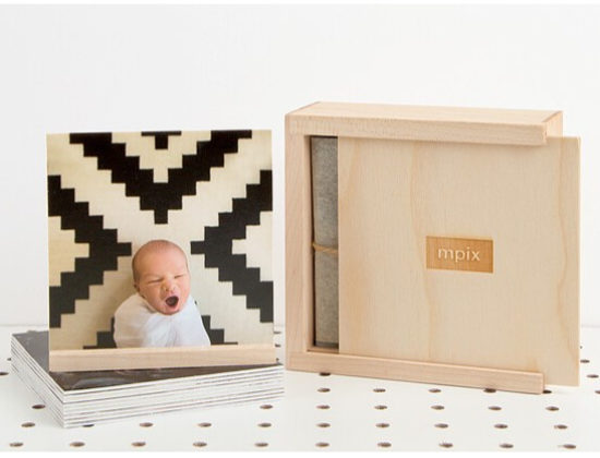 home decor gift ideas - Thumbprint Photo Box