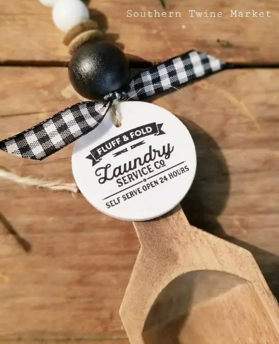 Laundry Accessories -Laundry Scoop, Buffalo Check
