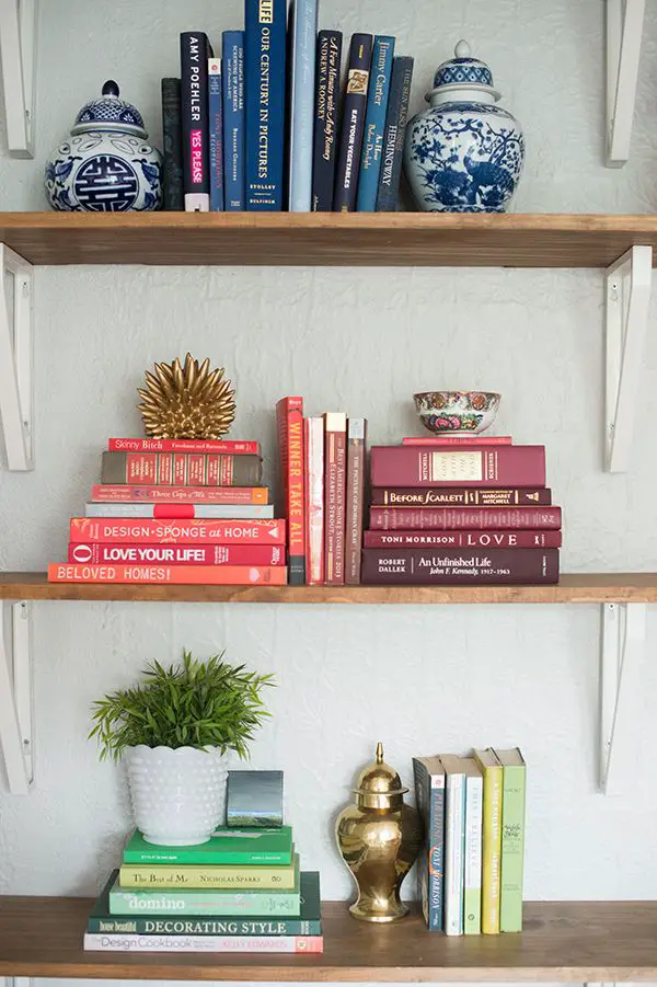 decorate with books