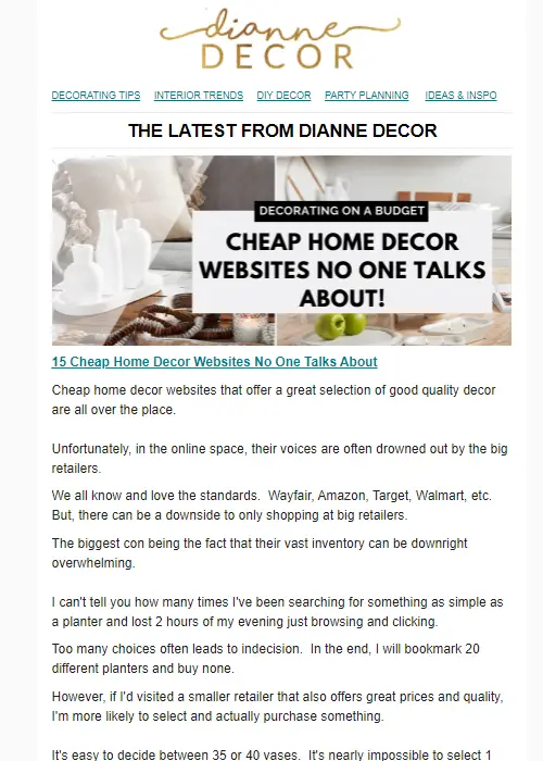 15 Cheap Home Decor Websites No One Talks About