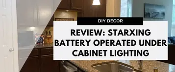 DIY Battery Operated Under Cabinet Lighting 