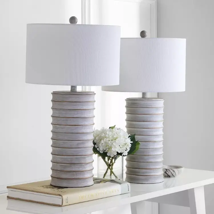 Target.com – Safavieh Melina Grey LED Table Lamps