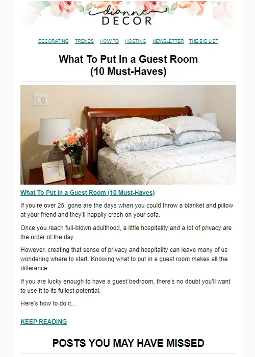 What To Put In a Guest Bedroom