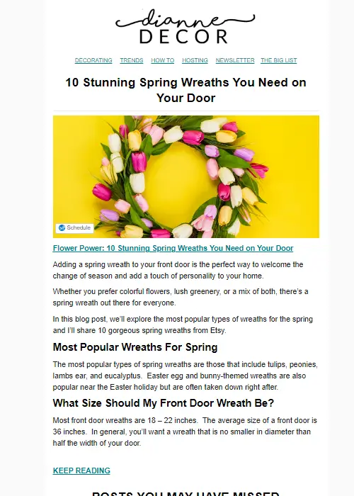 10 Stunning Spring Wreaths You Need on Your Door