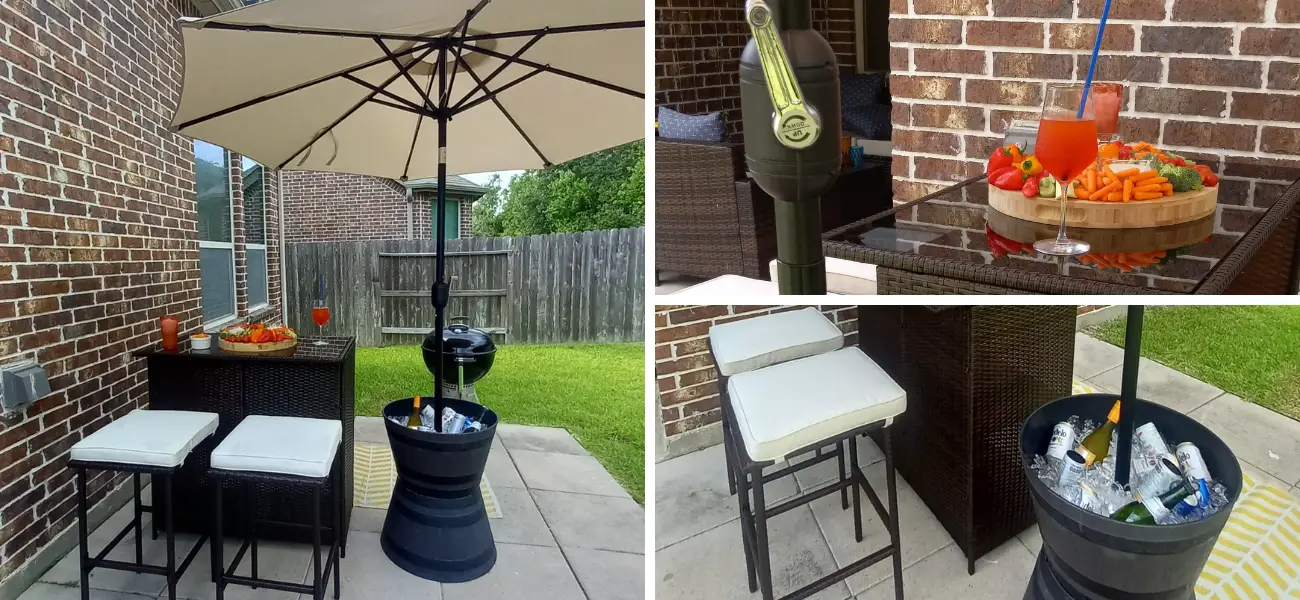 DIY Umbrella Stand Cooler