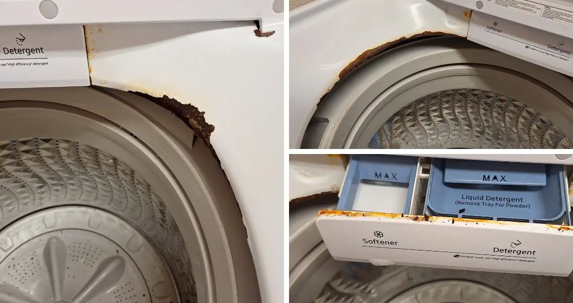 Easy Fix for a Rusty Washing Machine