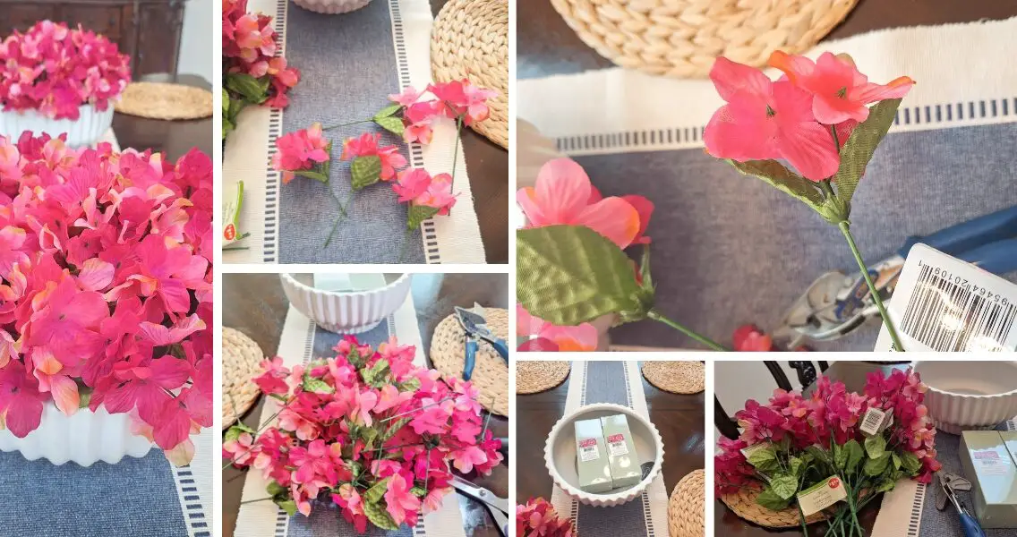 Easy DIY Hydrangea Bowl Centerpiece