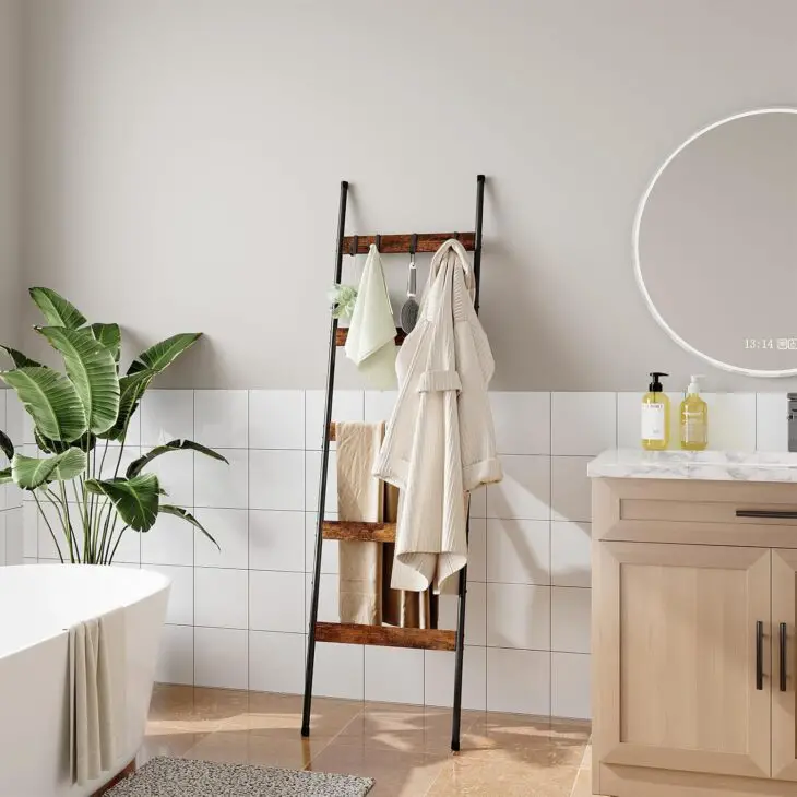 decorate with bathroom towels