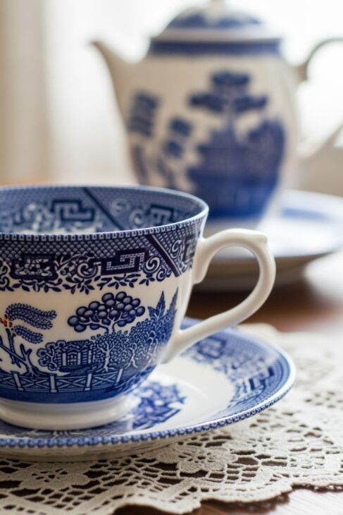 blue willow home decor