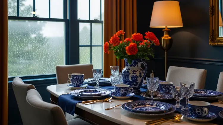 blue willow home decor
