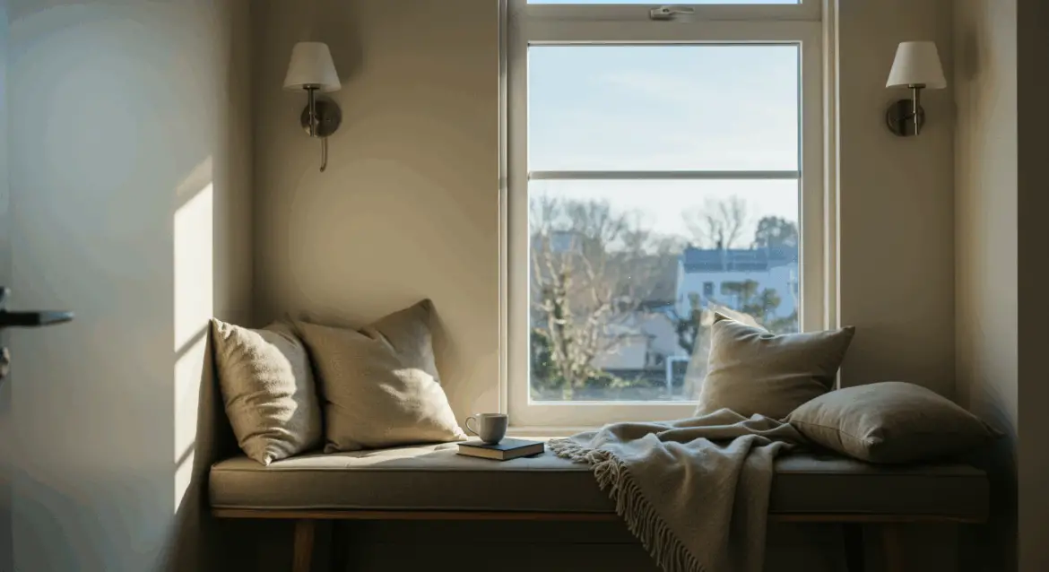 cozy reading nook