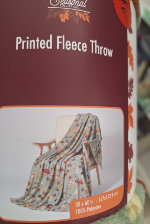 dollar tree fleece throw blanket