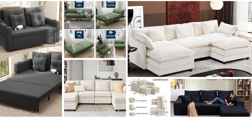 5 Popular Sofa Styles You Can Buy on Amazon Right Now